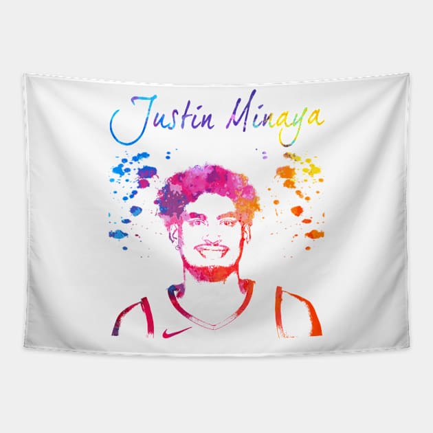 Justin Minaya Tapestry by Moreno Art