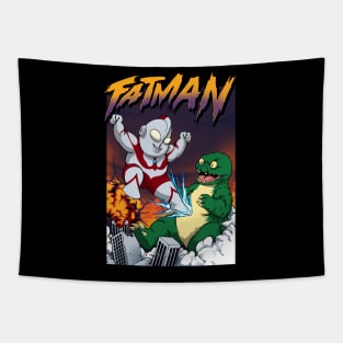 Fatman vs kaiju Tapestry