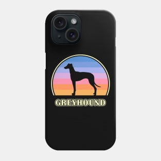 Greyhound Vintage Sunset Dog Phone Case