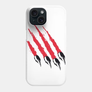 Bear claw scratch Phone Case