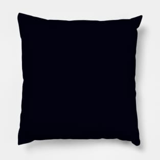 Black Sea Blue Solid Color Pillow