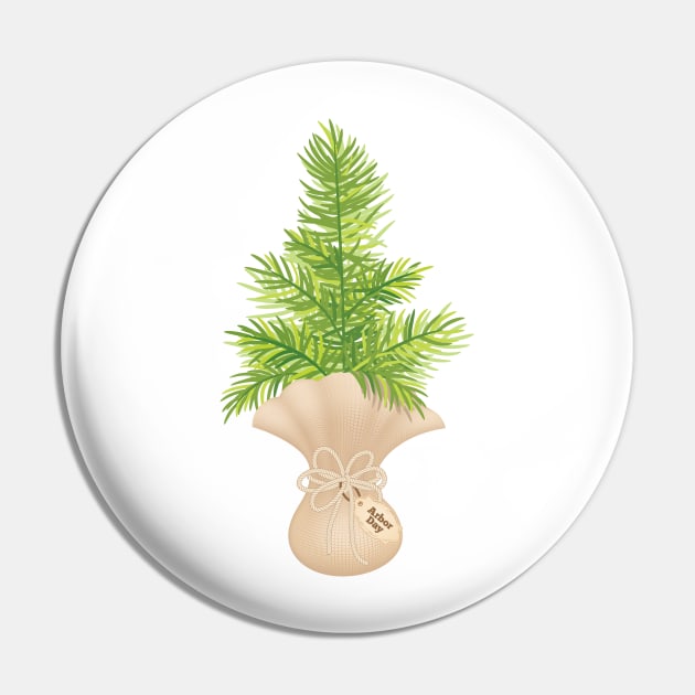 Arbor Day Seedling Pin by SWON Design