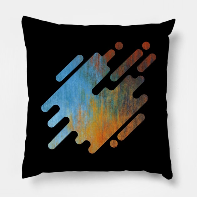 Digital Splash Pillow by Zack