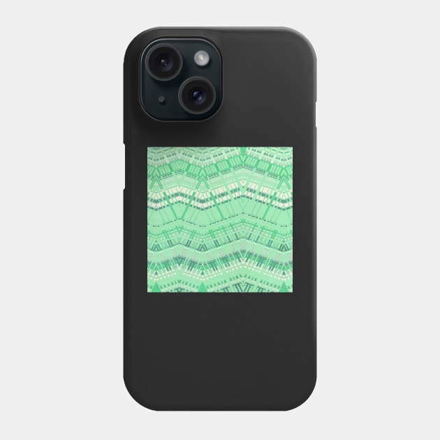 Sweet Mint Chevrons Phone Case by KirstenStar 