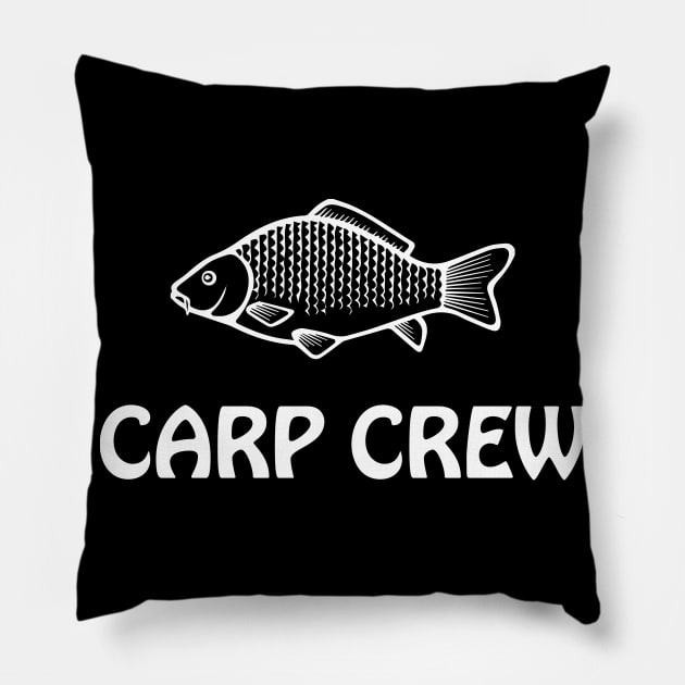 Carp Crew Pillow by Imutobi