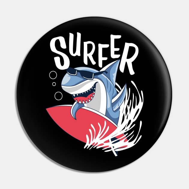 Surfer Pin by Unestore