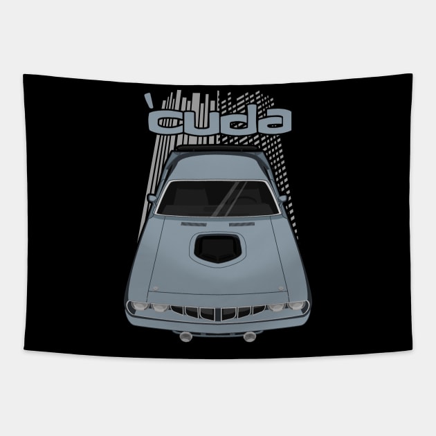 Plymouth Barracuda 1971 - Silver Tapestry by V8social