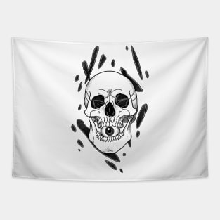 skull in realiti Tapestry