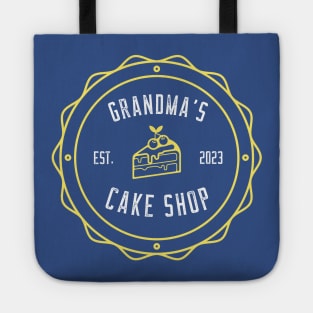 Grandma's Bake Shop Yellow Design Tote