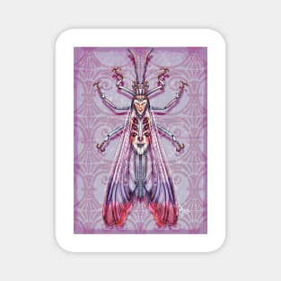 Surreal insects - antlion bride Magnet