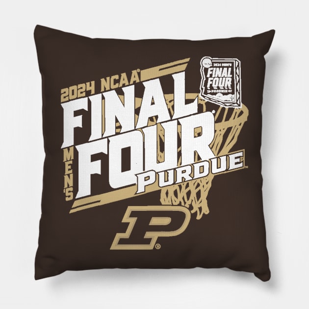 Purdue Boilermakers Final Four 2024 Pillow by subsystemflamingo