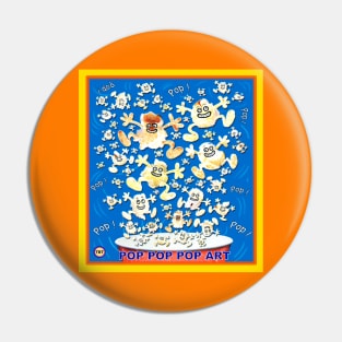 Pop Pop Pop Art Pin