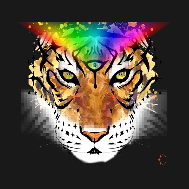 Third Eye of the Tiger T-Shirt by ConstellationPublishing