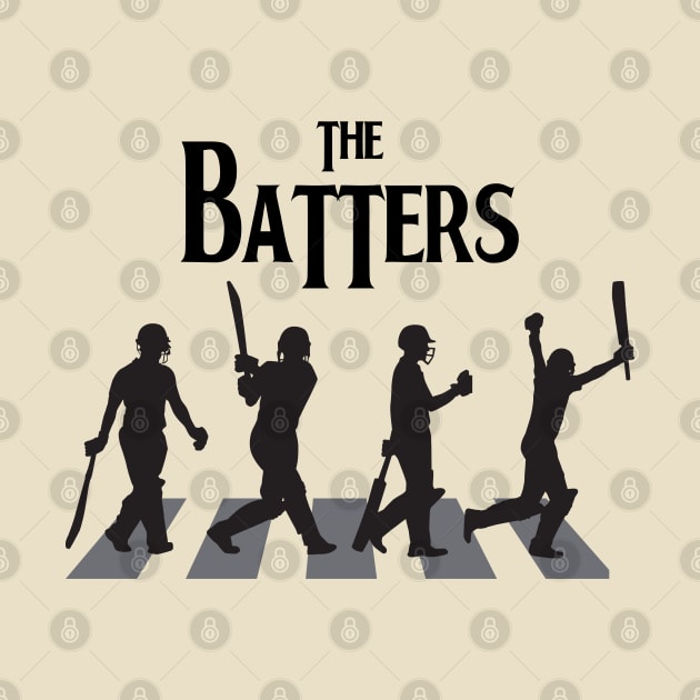 The Batters, Cricket players classic crosswalk by Teessential