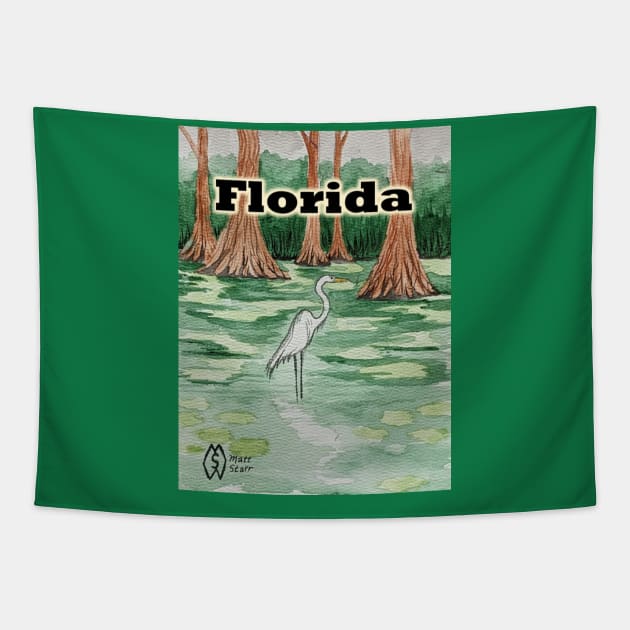 Florida swamp Tapestry by Matt Starr Fine Art