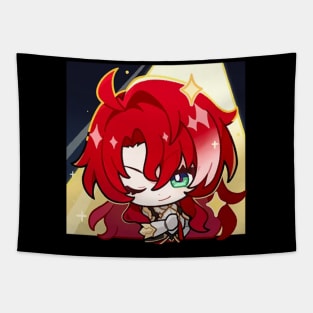 Honkai Star Rail Chibi Argenti 3 Tapestry