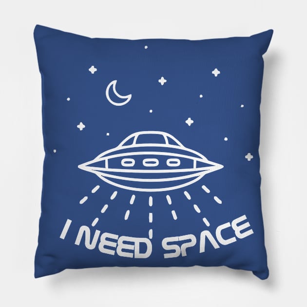 I Need Space Pillow by Ubold