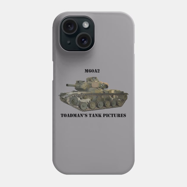 M60A2 Main Battle Tank w/Toadman's logo Phone Case by Toadman's Tank Pictures Shop