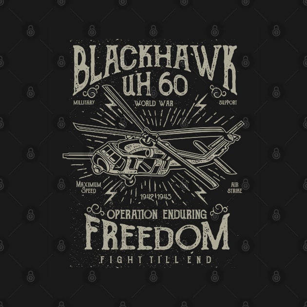 Blackhawk Helicopter - Operation Enduring Freedom by Jarecrow 