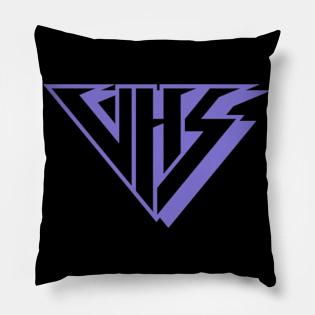 VHS Crossover Tee Pillow by ThrashNikon