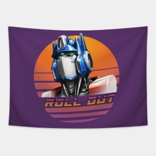 Roll Out Optimus Prime Transformers - Autobots Tapestry