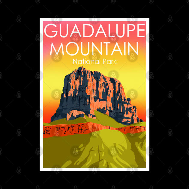 Guadalupe Mountain by Omega Art