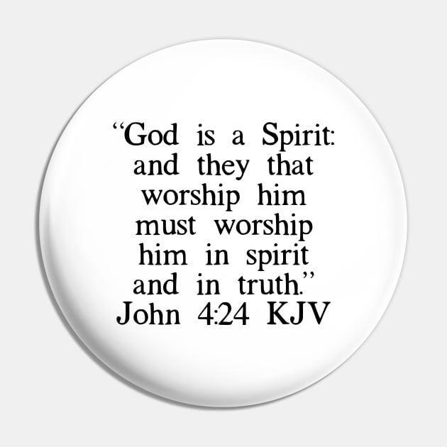 John 4:24 KJV Pin by IBMClothing