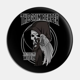 SKULL GRIM REAPER Pin