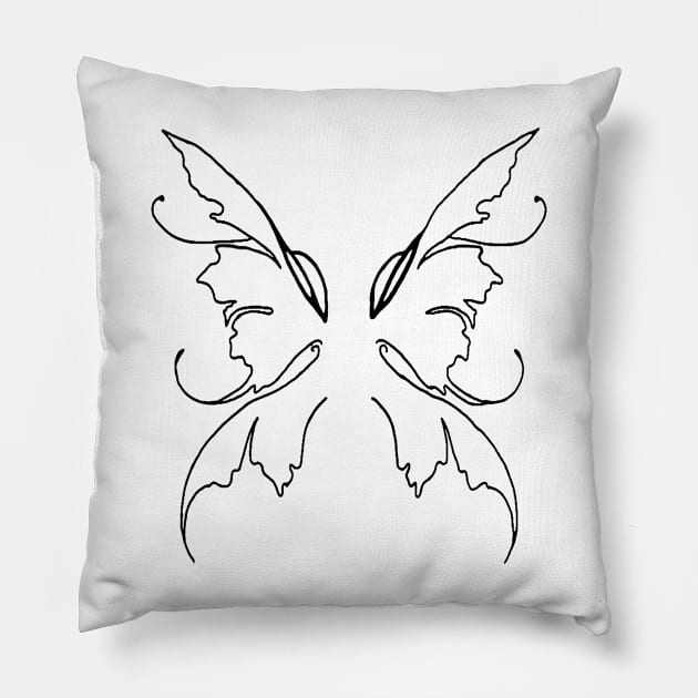 Butterfly Pillow by Arielka