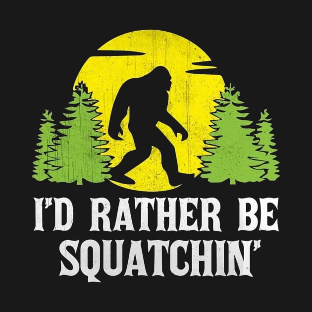 Rather Squatchin by Animal Paper Art