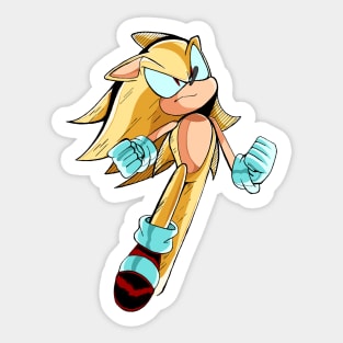 Fleetway Super Sonic Headshot Sticker for Sale by PH4NT4SM