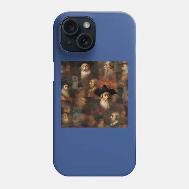 Rembrandt Paintings Mashup Phone Case by Grassroots Green