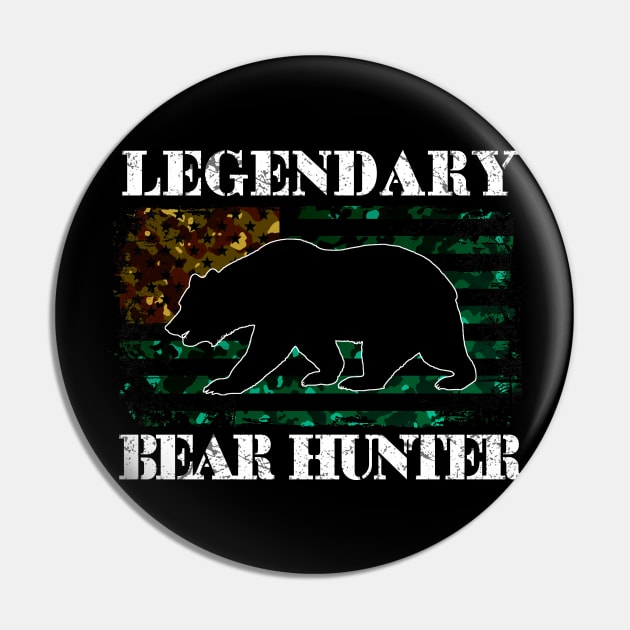 Legendary Bear Hunter Pin by banayan