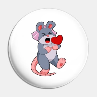 Mouse Bride Veil Wedding Pin