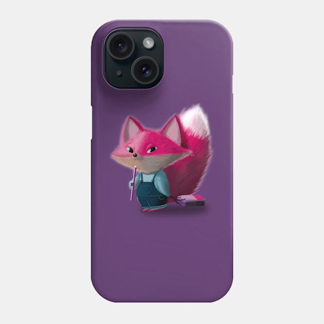 Cute little fox Phone Case by Ta_bahdanava