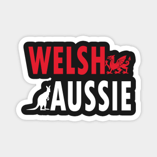 Welsh Aussie (for dark backgrounds) Magnet