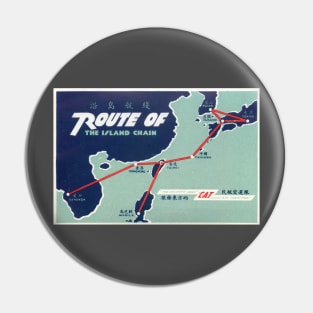 The PARANOIA CIA Airlines Collection: Civilian Air Transport  - Route of the Island Chain Pin