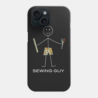 Funny Mens Sewing Guy Phone Case