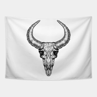 Bull skull Tapestry