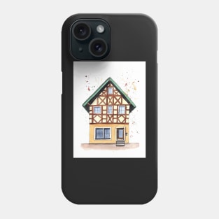 half-timbered house in Germany Phone Case