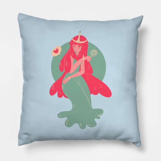 Pink Princess Pillow by lythweird