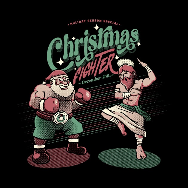 Holidays Fighting Jesus X Santa Claus by Tobe Fonseca by Tobe_Fonseca