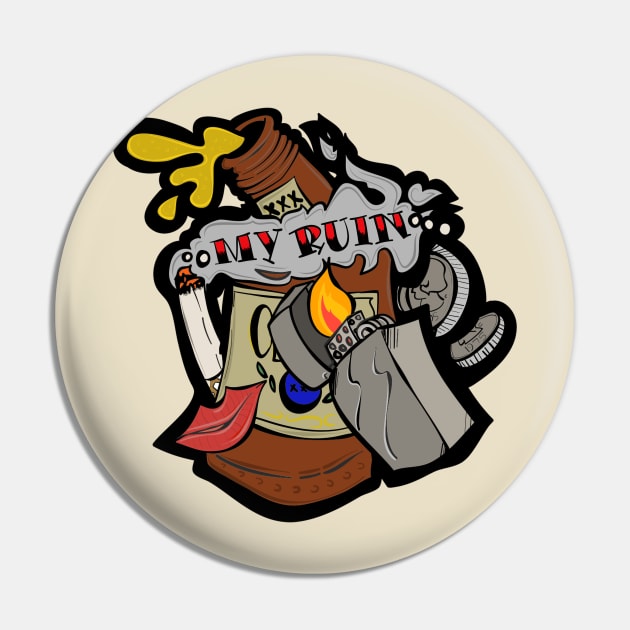 My Ruin Pin by NeonLair