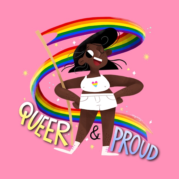 Queer & Proud - Pan Heart by Gummy Illustrations