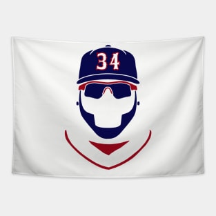 Big Papi Ortiz 34, Boston Baseball HOF Tapestry