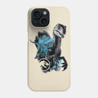 Dinosaurs in Duel: Big and Small Phone Case