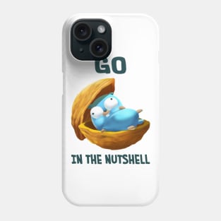 Golang Gopher in the nutshell Phone Case