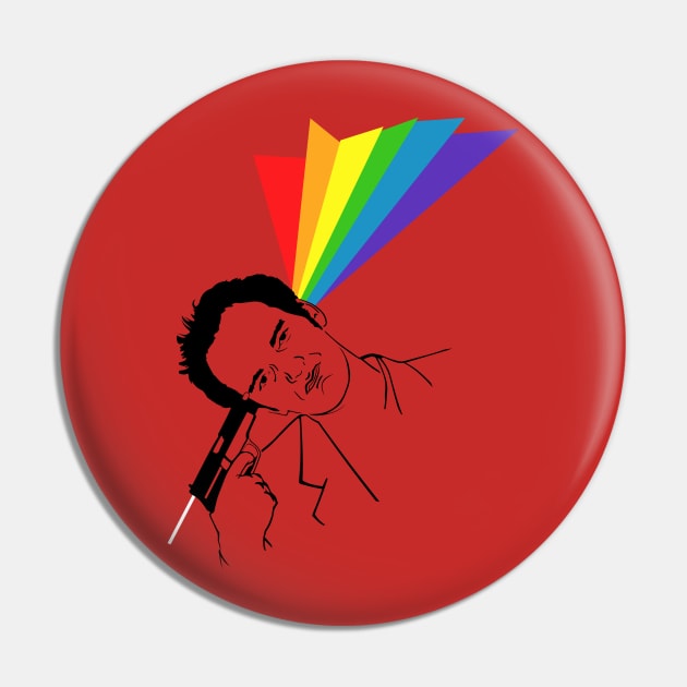 Quentin Tarantino Pink Floyd Pin by SaverioOste