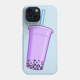 Taro Bubble Tea Phone Case