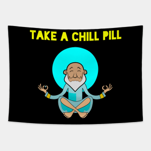 Guru's Chill pill Tapestry